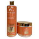 Kit shampoing + masque Amla & Ricin Mahal Liss 2x500ML