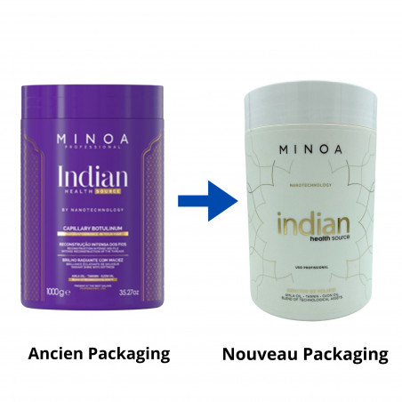 B.otox lissant Indian Minoa 1KG, ancien/nouveau packaging