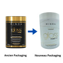 B.otox Gloss Crystal Effect Gloss Minoa 1KG, ancien et nouveau packaging