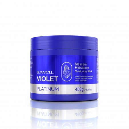 Masque hydratant anti-jaunissement Violet Platinum Lowell 450 g