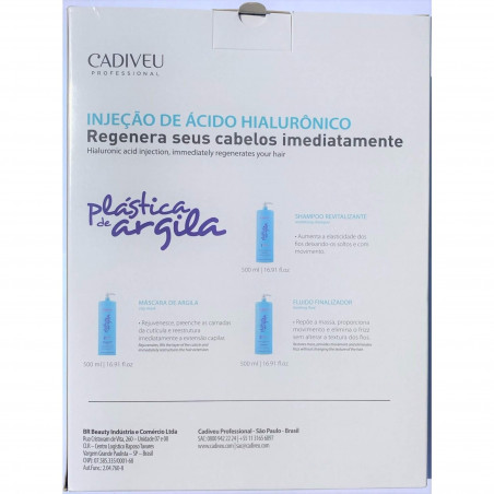 Kit Botox Plastica de Argila Cadiveu 3x500ML (dos du coffret)