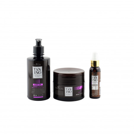 Kit Premium Blond Treatment Tanino Therapy Salvatore shampoing + masque + huiles essentielles E