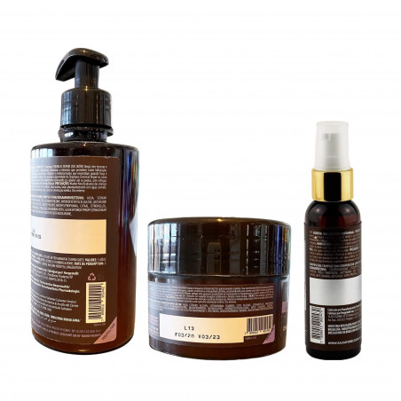 Kit Premium home care réparateur Chemical Repair Tanino Therapy Salvatore shampoing + masque + E (dos)