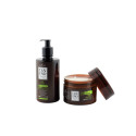 Kit d'entretien maison spécial cuir chevelu irrité Scalp Treatment Tanino Therapy Salvatore shampoing  + masque (ouvert)