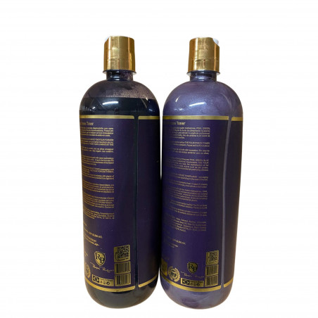 Kit Shampoing & Patine fortifiante The 4 Forces Toner Robson Peluquero 2x1L (dos 2)