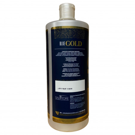 Salvatore Blue Gold N° 1 shampoing clarifiant 1L (dos 3)
