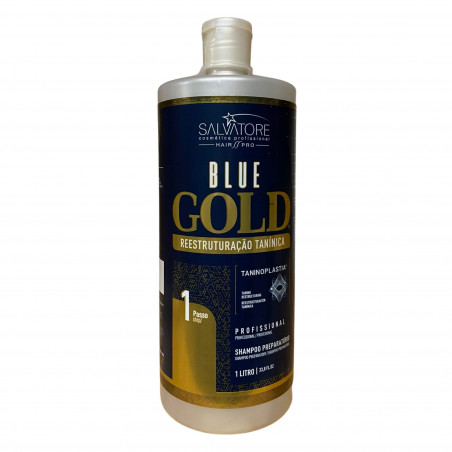 Salvatore Blue Gold N° 2 alisamento lissage tanin 1L (recto)