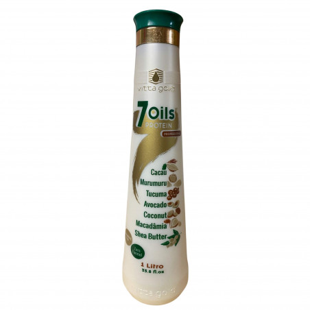 Lissage protéine 7 Oils Vitta Gold 1 L (recto)